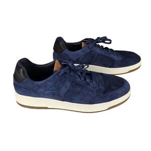 VINCE BLUE MASON SNEAKER SUEDE LEATHER GUM SOLE CASUAL SHOE SIZE 9